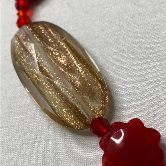 NECKLACE - Maltese Cross RED Custom jewelry - Picture 6 of 11